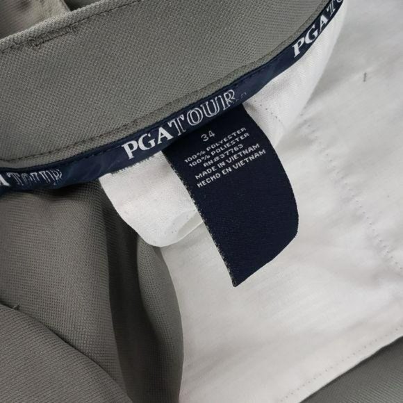 PGA Tour Men’s Gray Golf Shorts size 34w - Picture 7 of 7